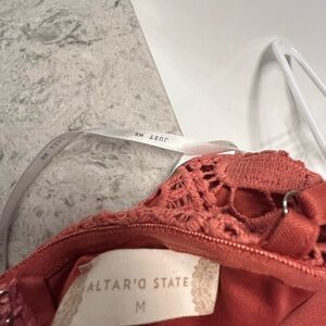 Altar'd State Women's Crochet Bralette - Terracotta